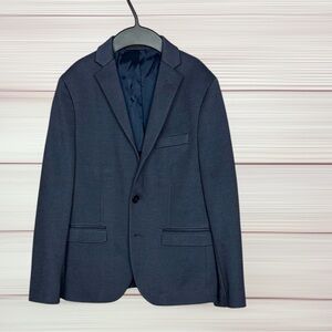 1670 Boy's Blazer Suit Jacket Blue Single Breasted Double Vented US 12 Slim Fit